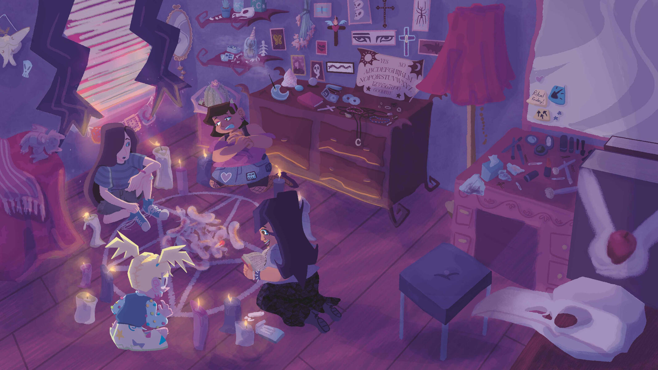 Ritual Sunset Color study - digital