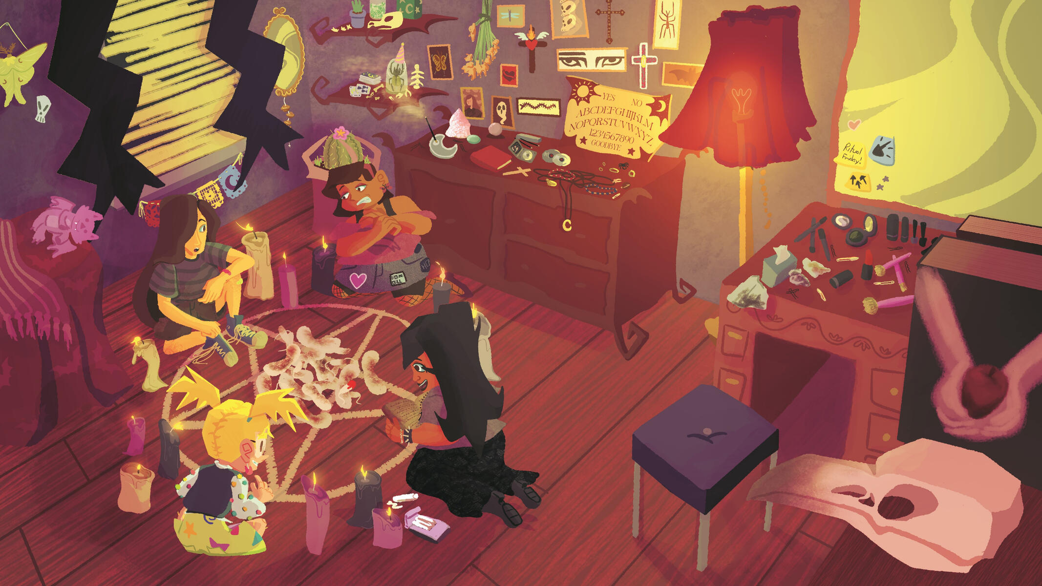 Ritual lamp color study - digital