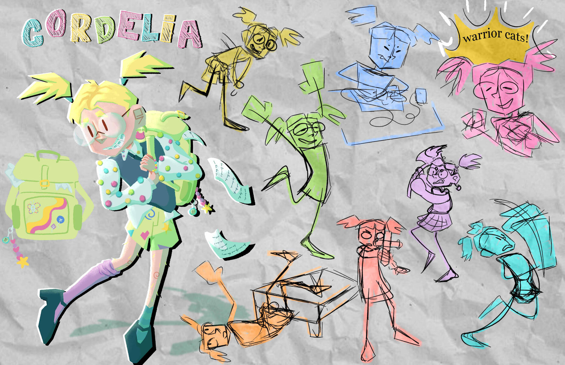 Logan Basil character sheet cordelia thicker than water comic