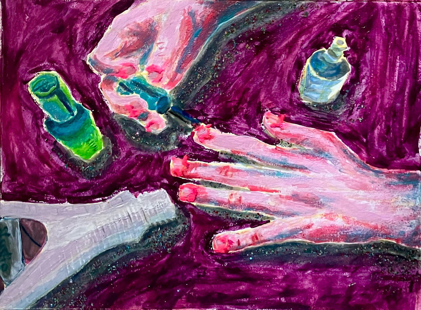 If I cover it up - nail polish