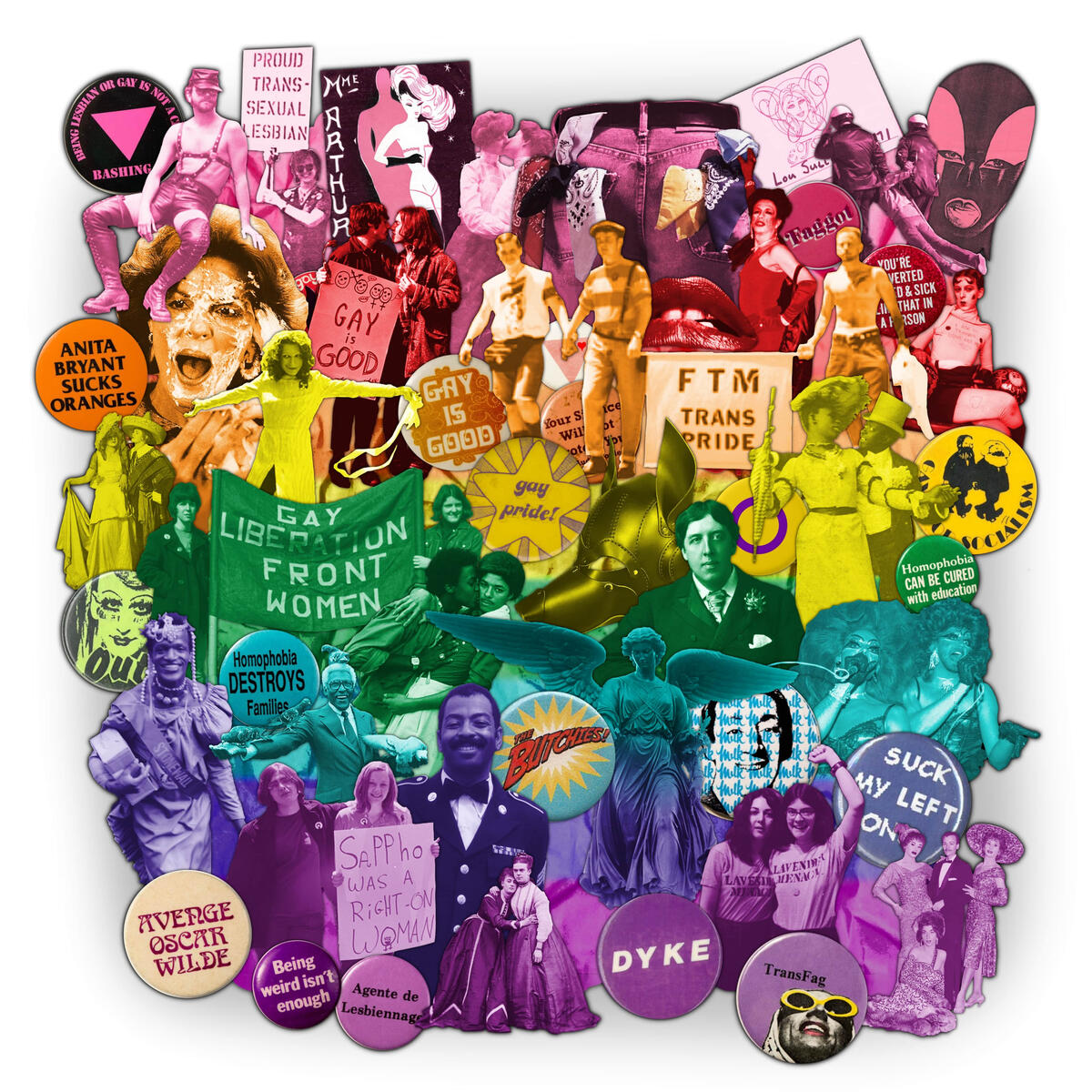 Visual History of sex and magic - digital collage